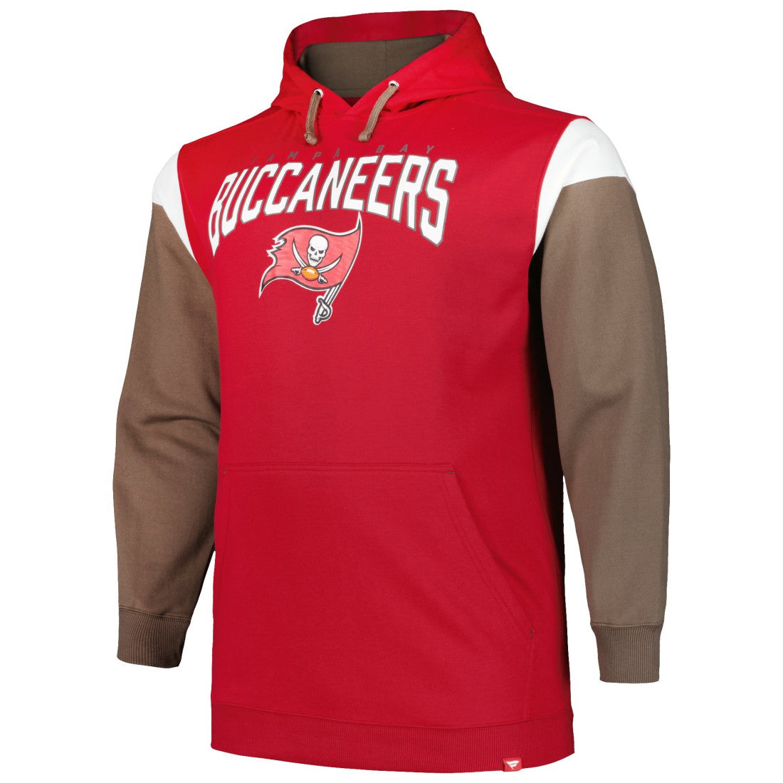 Tampa Bay Buccaneers Profile Big & Tall Trench Battle Pullover Hoodie - Red discount