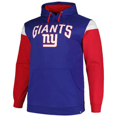 New York Giants Profile Big & Tall Trench Battle Pullover Hoodie - Royal for sale