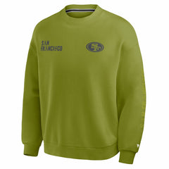 San Francisco 49ers Oversized Type Play Multi Sweatshirt - Green discount