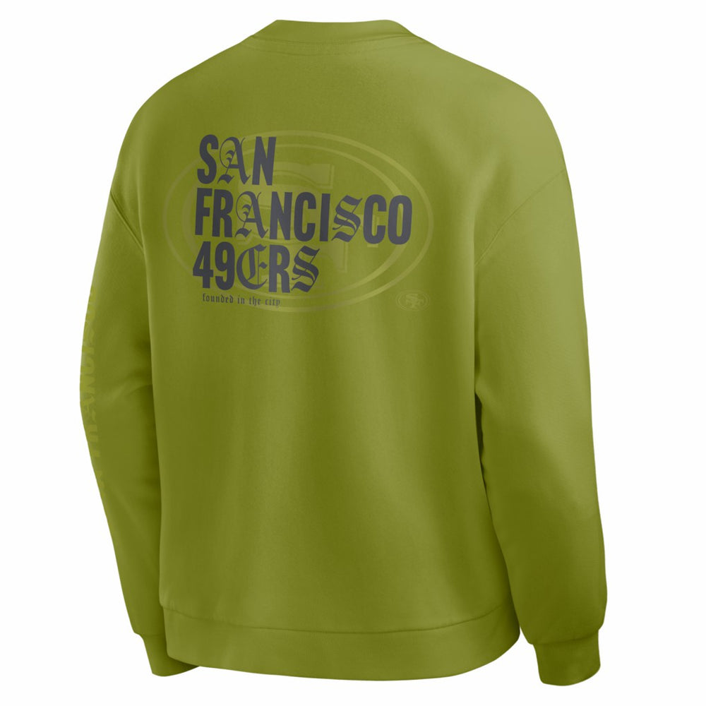 San Francisco 49ers Oversized Type Play Multi Sweatshirt - Green discount