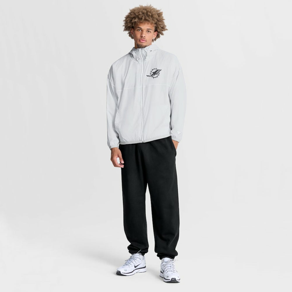Miami Dolphins Type Play Down Full-Zip Jacket - White sale