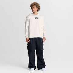 Las Vegas Raiders Oversized Type Play Long Sleeve T-Shirt - Gray cheap