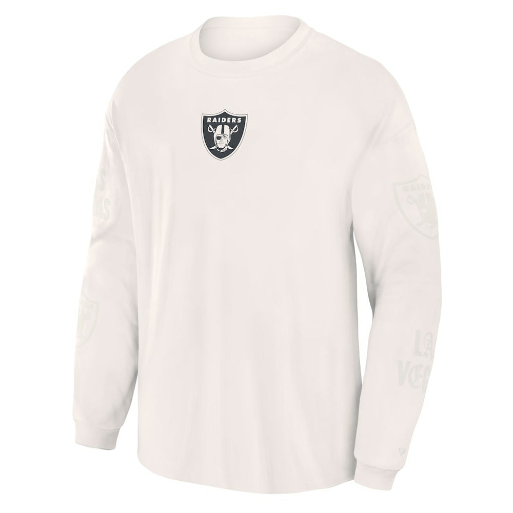 Las Vegas Raiders Oversized Type Play Long Sleeve T-Shirt - Gray cheap