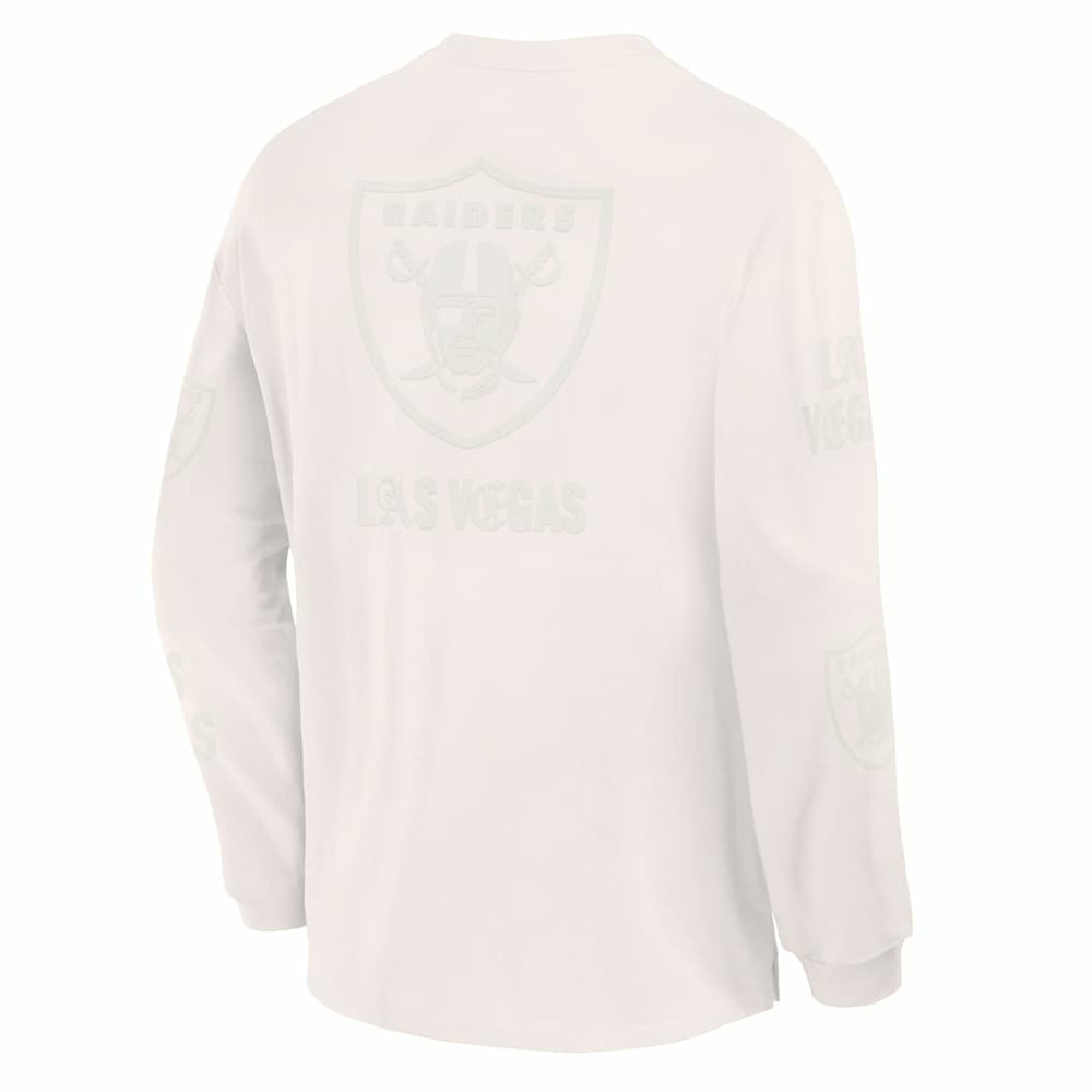 Las Vegas Raiders Oversized Type Play Long Sleeve T-Shirt - Gray cheap