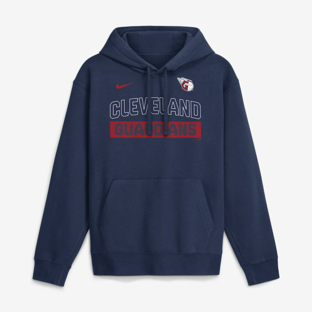 Cleveland Guardians Primetime Club Hoodie - Navy | Nike