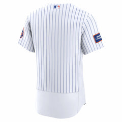 New York Mets Home Sponsor Patch Authentic Jersey - White | Nike
