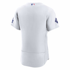Los Angeles Dodgers Home Sponsor Patch Authentic Jersey - White | Nike