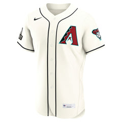 Arizona Diamondbacks Home Sponsor Patch Authentic Jersey - Cream | Nike