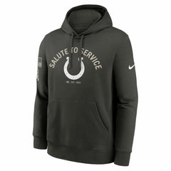 Indianapolis Colts Salute To Service Club Fleece Hoodie - Olive | Nike outlet