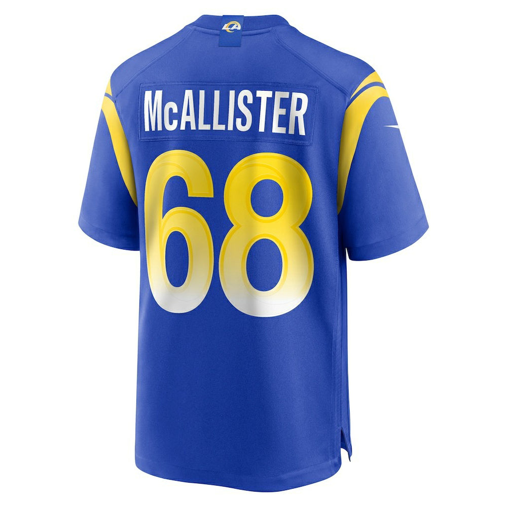 Mike McAllister Los Angeles Rams Home Game Jersey - Royal | Nike on sale