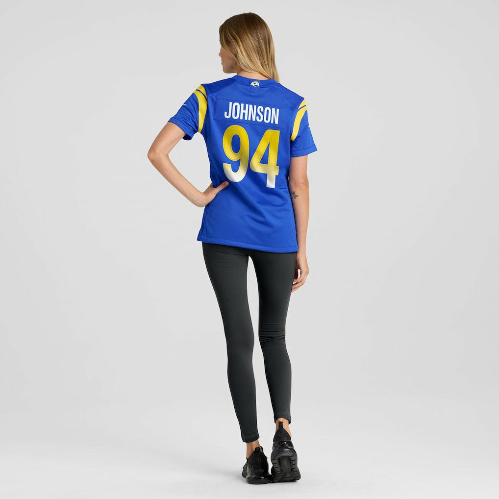 Desjuan Johnson Los Angeles Rams Women's Home Game Jersey - Royal | Nike cheap
