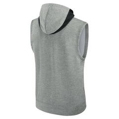 Miami Marlins Authentic Collection Early Work Dri-FIT Sleeveless Hoodie - Heather Gray | Nike