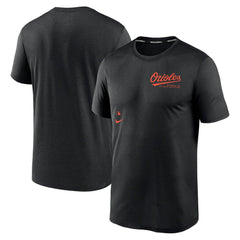 Baltimore Orioles Authentic Collection Early Work Tri-Blend Performance T-Shirt - Black | Nike