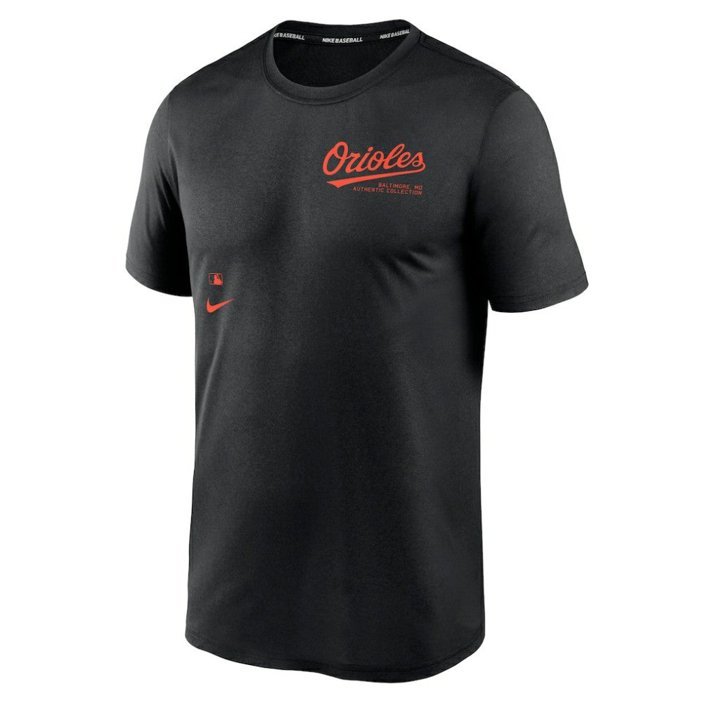Baltimore Orioles Authentic Collection Early Work Tri-Blend Performance T-Shirt - Black | Nike