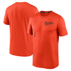 Baltimore Orioles Authentic Collection Early Work Tri-Blend Performance T-Shirt - Orange | Nike