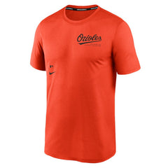 Baltimore Orioles Authentic Collection Early Work Tri-Blend Performance T-Shirt - Orange | Nike