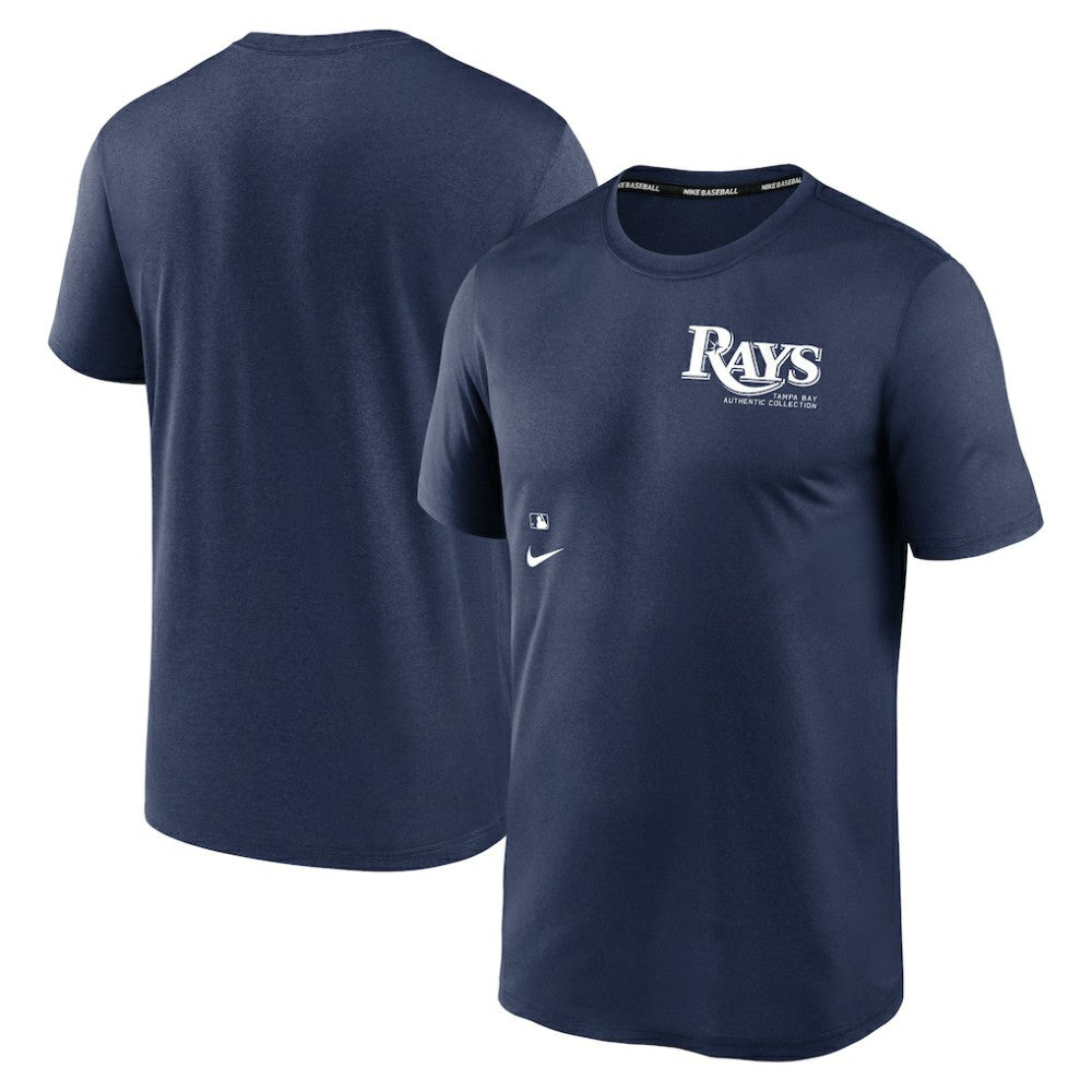 Tampa Bay Rays Authentic Collection Early Work Tri-Blend Performance T-Shirt - Navy | Nike