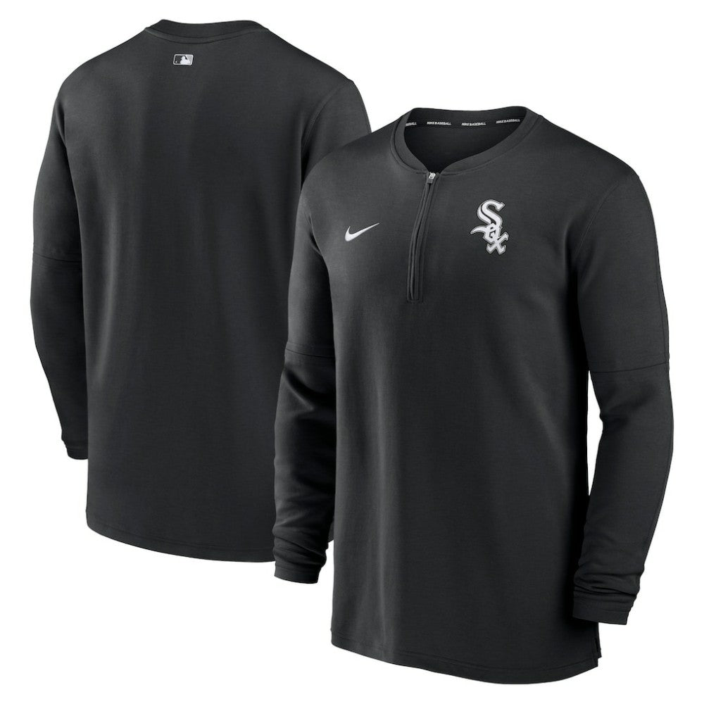 Chicago White Sox Authentic Collection Game Time Performance Quarter-Zip Top - Black | Nike
