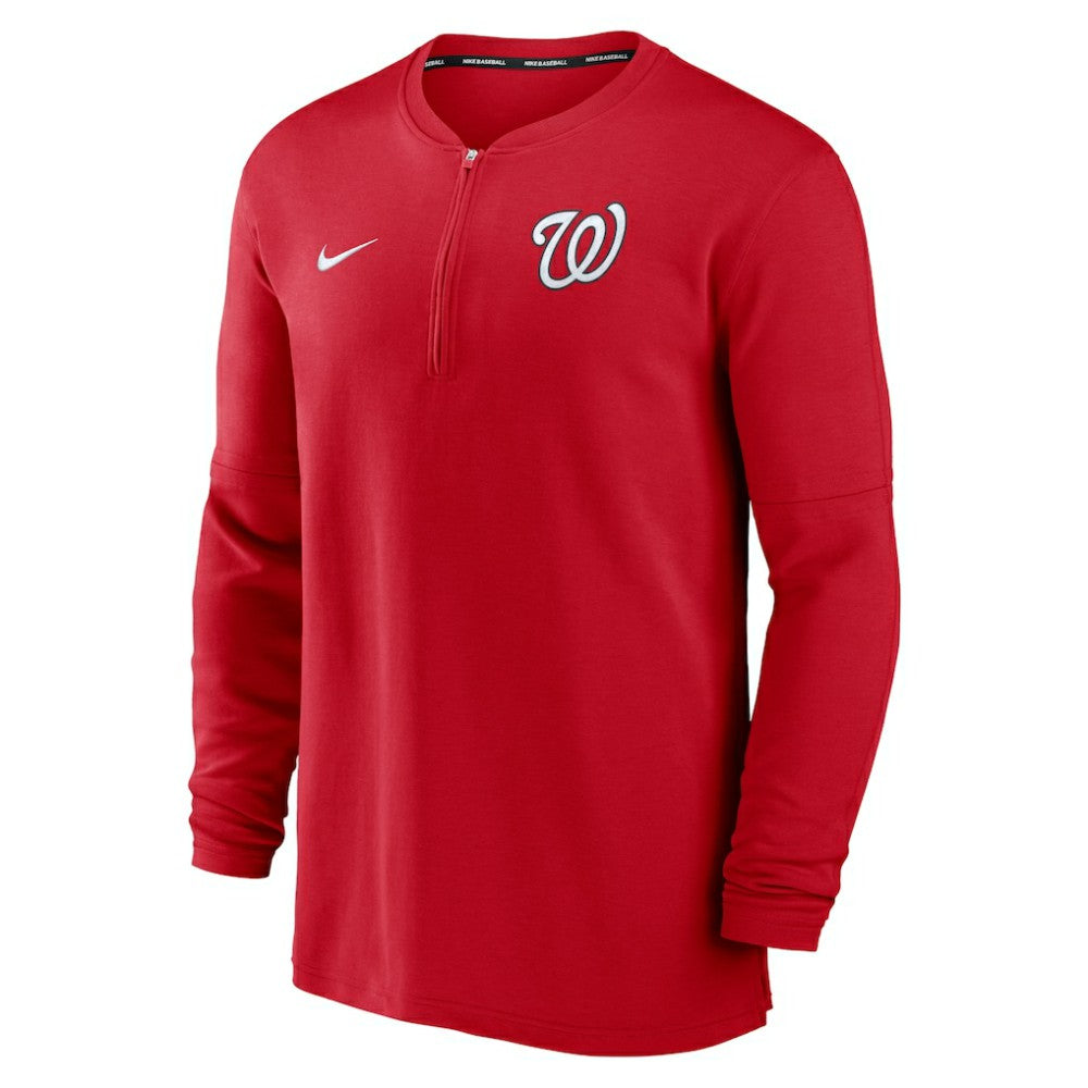 Washington Nationals Authentic Collection Game Time Performance Quarter-Zip Top - Red | Nike