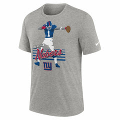 Malik Nabers New York Giants Player Graphic T-Shirt - Heather Gray | Nike outlet