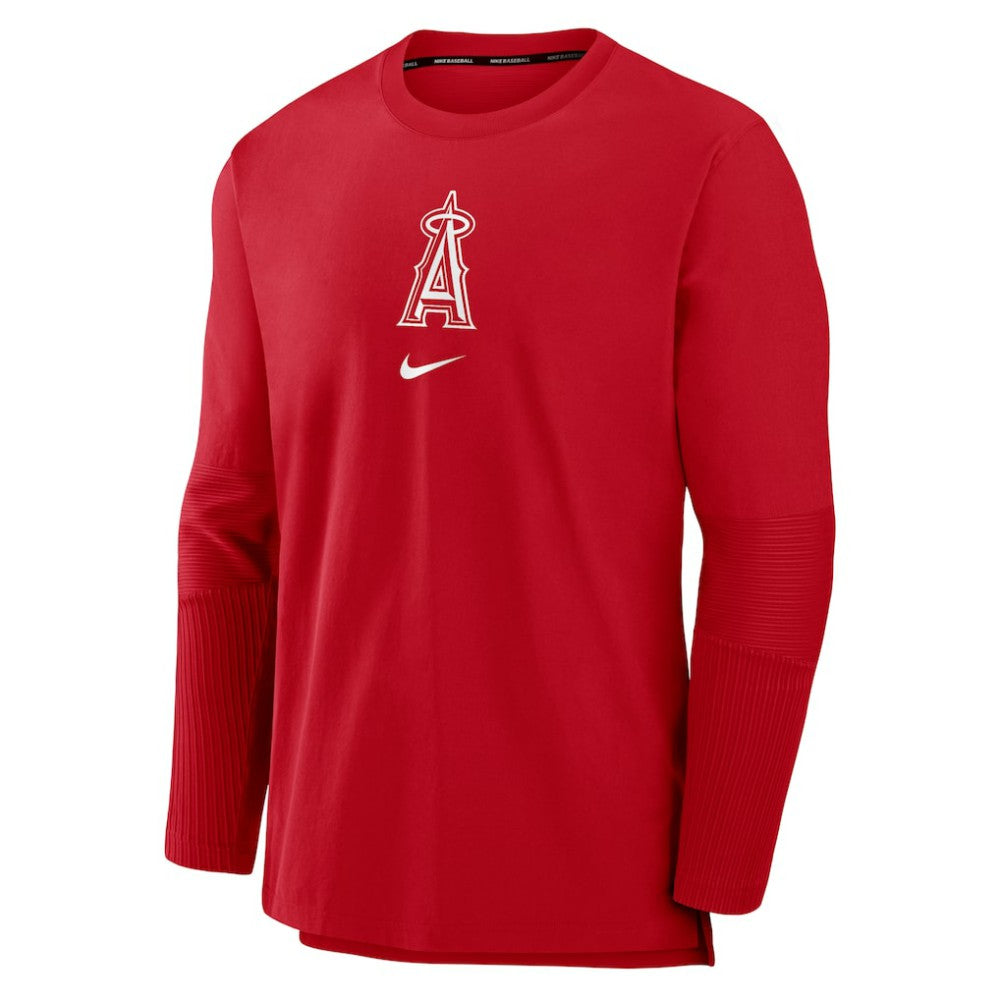 Los Angeles Angels Authentic Collection Player Dri-FIT Lightweight Pullover - Red | Nike