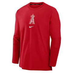 Los Angeles Angels Authentic Collection Player Dri-FIT Lightweight Pullover - Red | Nike