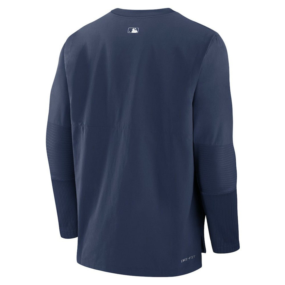 Tampa Bay Rays Authentic Collection Player Dri-FIT Lightweight Pullover - Navy | Nike