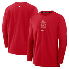 St. Louis Cardinals Authentic Collection Player Dri-FIT Lightweight Pullover - Red | Nike