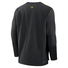 Pittsburgh Pirates Authentic Collection Player Dri-FIT Lightweight Pullover - Black | Nike
