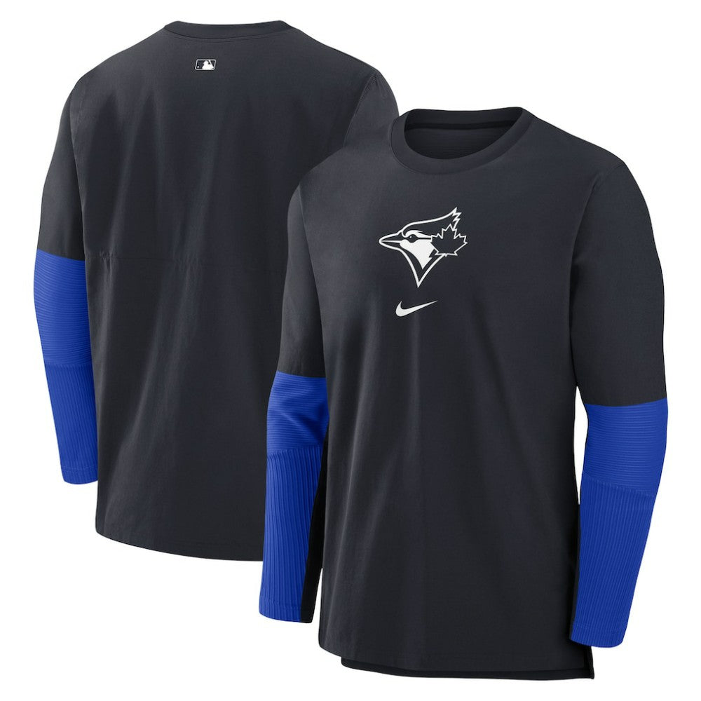 Toronto Blue Jays Authentic Collection Player Dri-FIT Lightweight Pullover - Navy | Nike