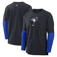 Toronto Blue Jays Authentic Collection Player Dri-FIT Lightweight Pullover - Navy | Nike