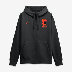 San Francisco Giants Primetime Lockup Full-Zip Hoodie - Black | Nike