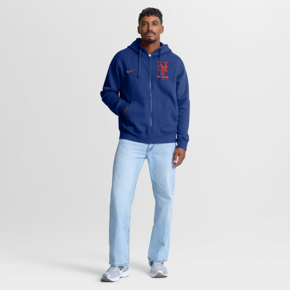 New York Mets Primetime Lockup Full-Zip Hoodie - Royal | Nike
