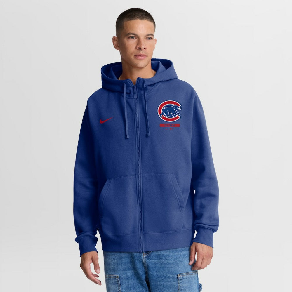 Chicago Cubs Primetime Lockup Full-Zip Hoodie - Royal | Nike