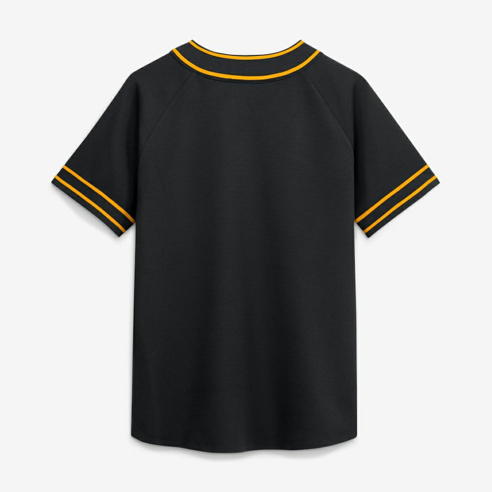 Pittsburgh Pirates Women's Diva Race Ahead Raglan V-Neck T-Shirt - Black