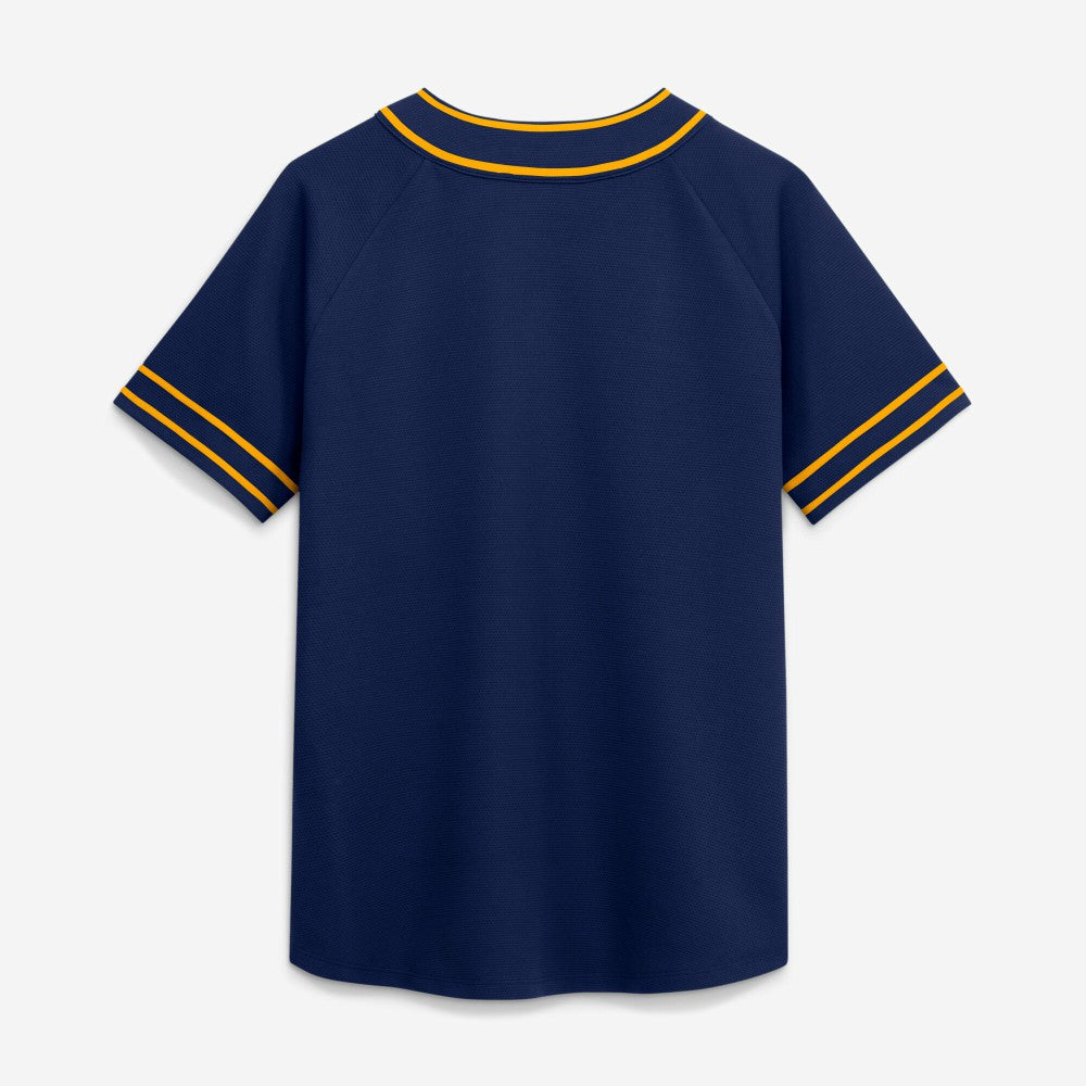 Milwaukee Brewers Women's Diva Race Ahead Raglan V-Neck T-Shirt - Navy