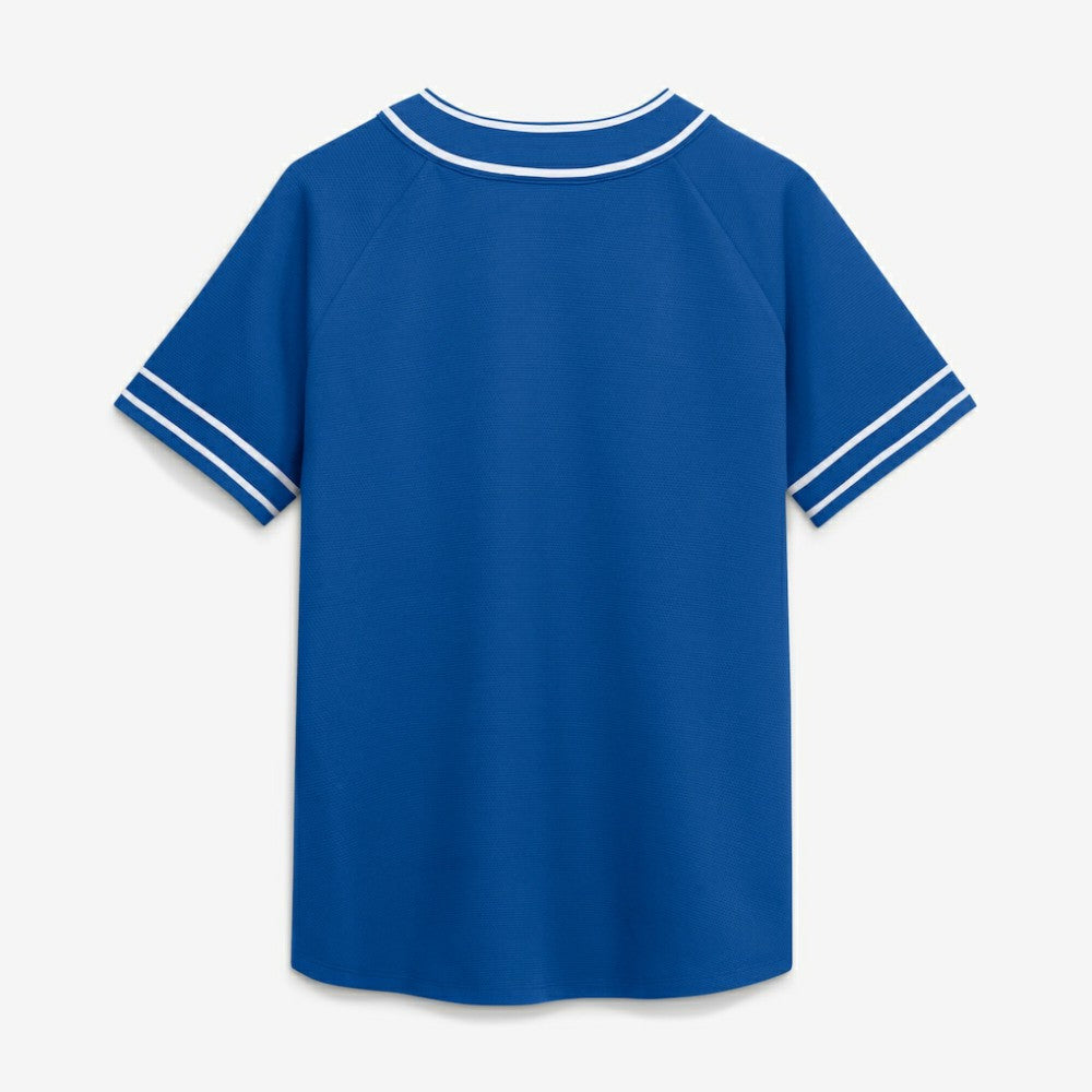 Los Angeles Dodgers Women's Diva Race Ahead Raglan V-Neck T-Shirt - Royal