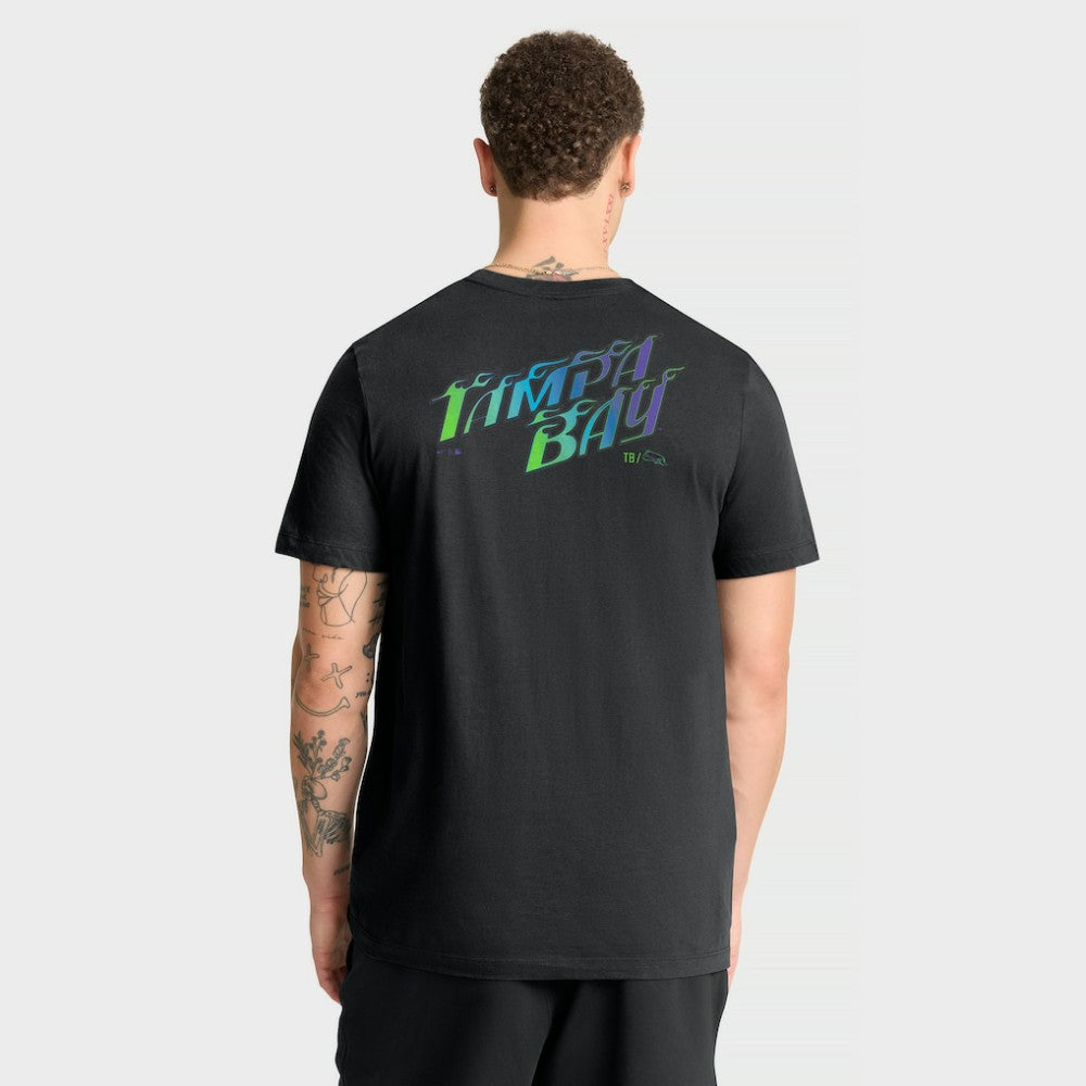 Tampa Bay Rays City Connect 2-Hit T-Shirt - Black | Nike
