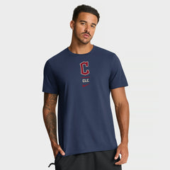 Cleveland Guardians City Connect 2-Hit T-Shirt - Navy | Nike