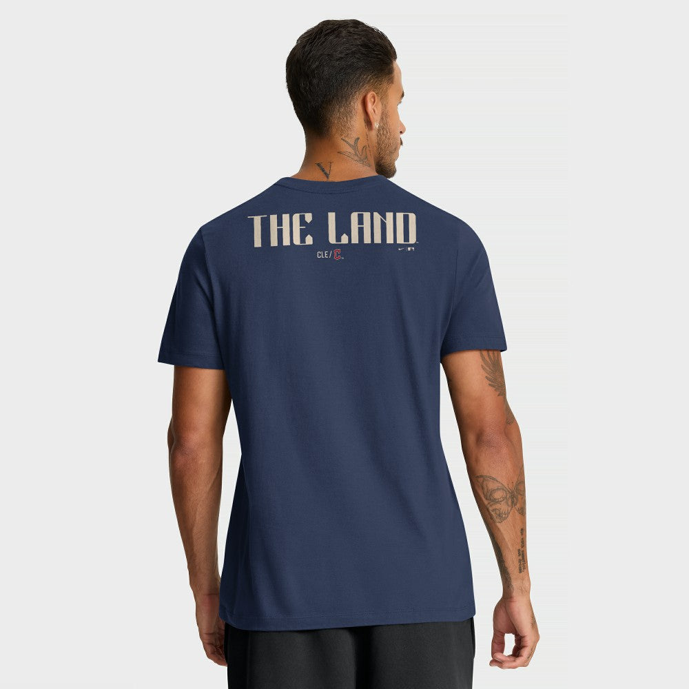 Cleveland Guardians City Connect 2-Hit T-Shirt - Navy | Nike