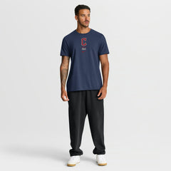 Cleveland Guardians City Connect 2-Hit T-Shirt - Navy | Nike