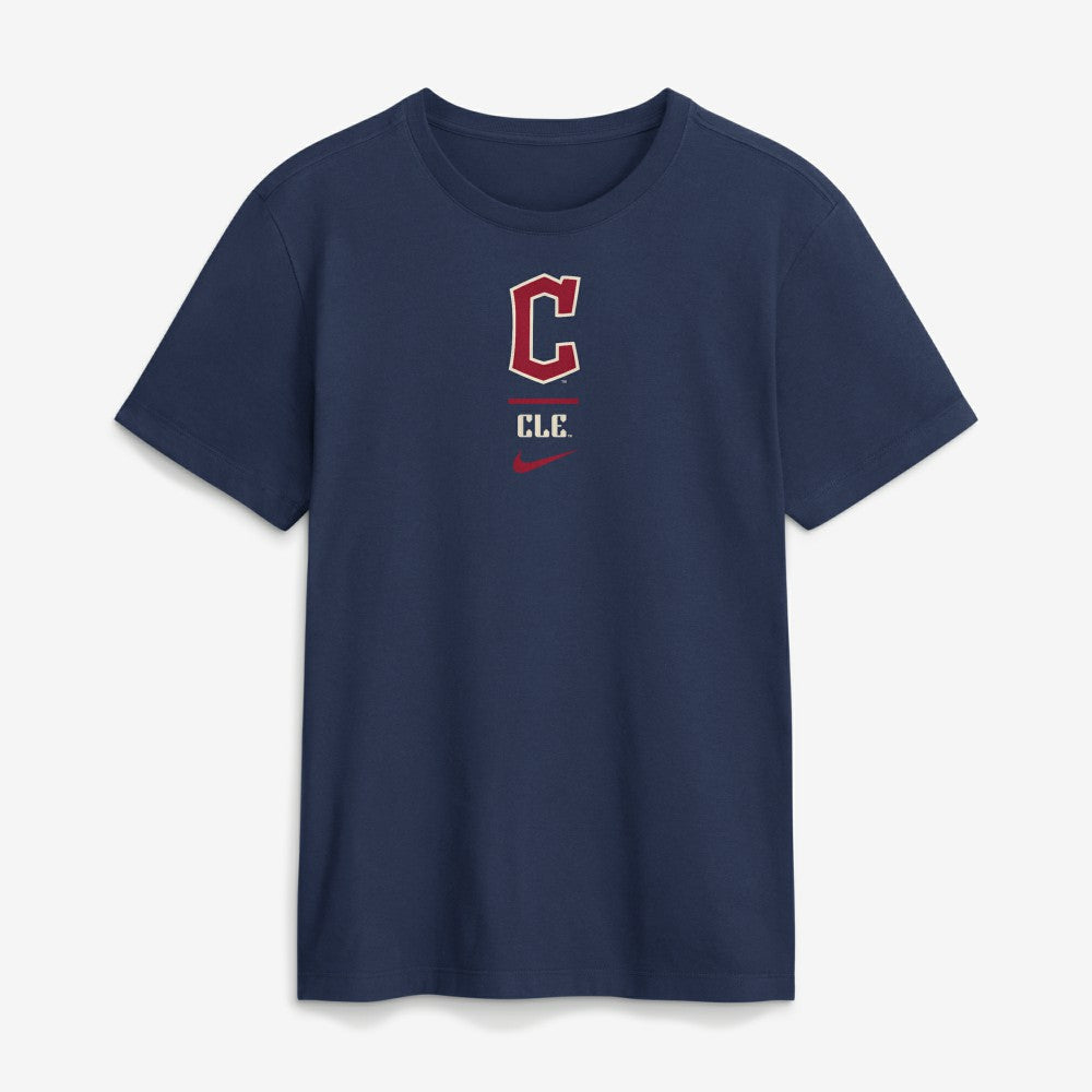 Cleveland Guardians City Connect 2-Hit T-Shirt - Navy | Nike