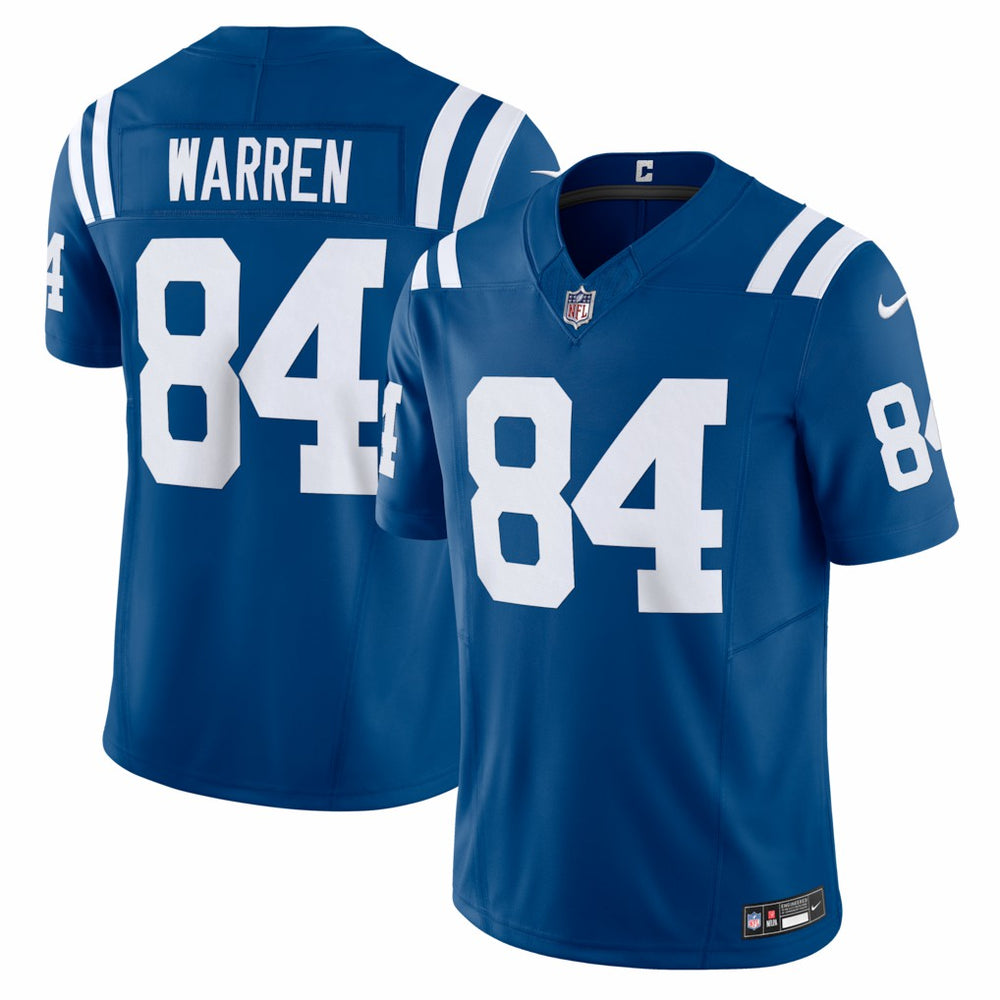 Tyler Warren Indianapolis Colts Team Vapor F.U.S.E. Limited Jersey - Royal | Nike cheap