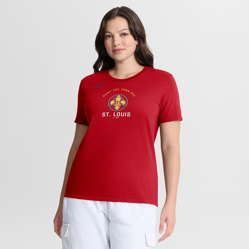 St. Louis Cardinals Women's City Connect Arch T-Shirt - Red | Nike