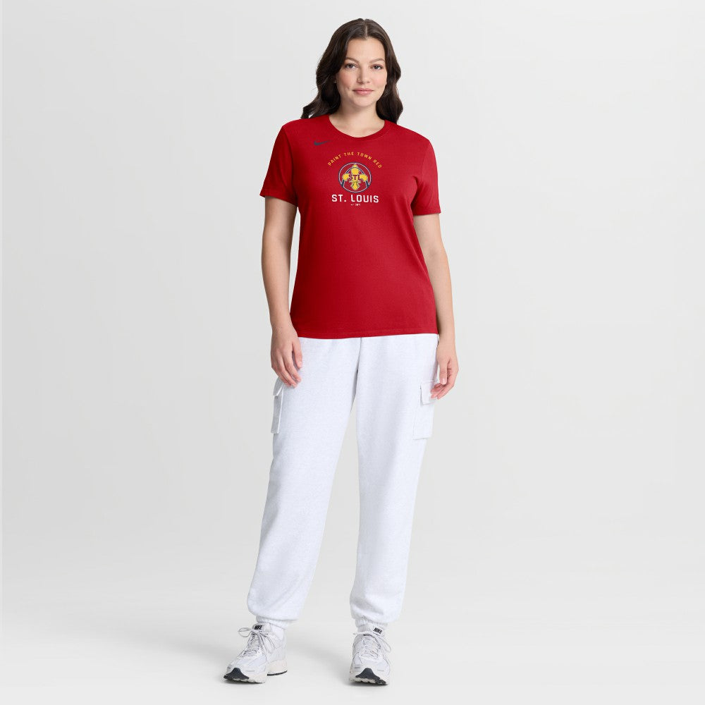 St. Louis Cardinals Women's City Connect Arch T-Shirt - Red | Nike