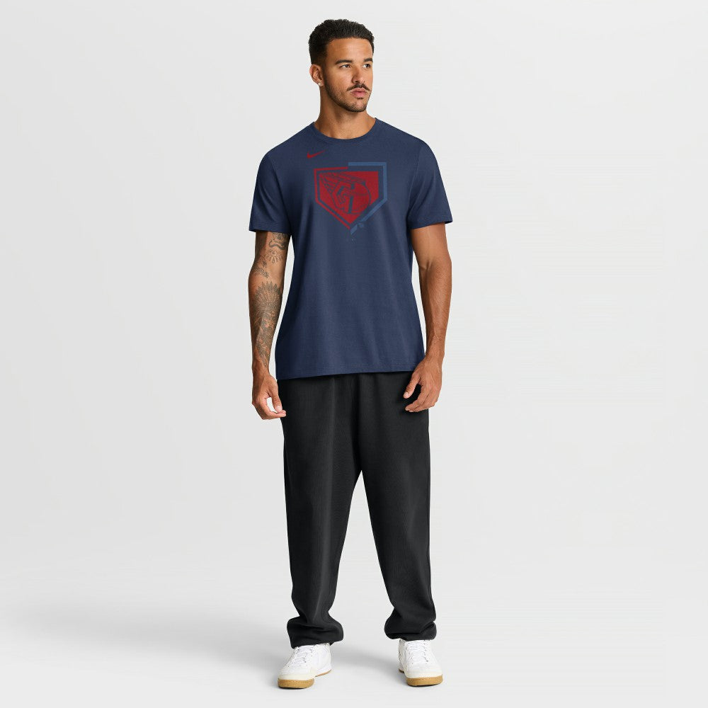 Cleveland Guardians Icon T-Shirt - Navy | Nike