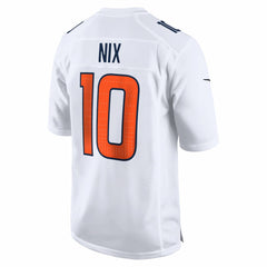 Bo Nix Denver Broncos Tundra Fashion Game Jersey - White | Nike on sale