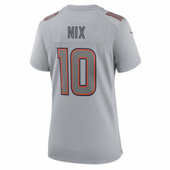 Bo Nix Denver Broncos Women's Fashion Atmosphere Fashion Game Jersey - Gray | Nike online