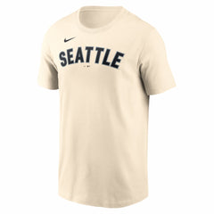 Seattle Mariners Alternate Wordmark T-Shirt - Cream | Nike