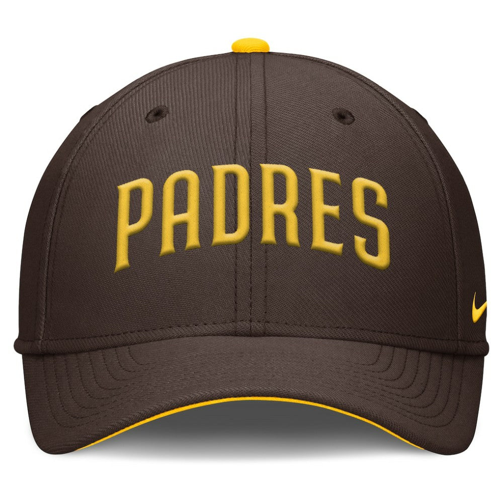 San Diego Padres Primetime Rise Dri-FIT Flex Hat - Brown | Nike